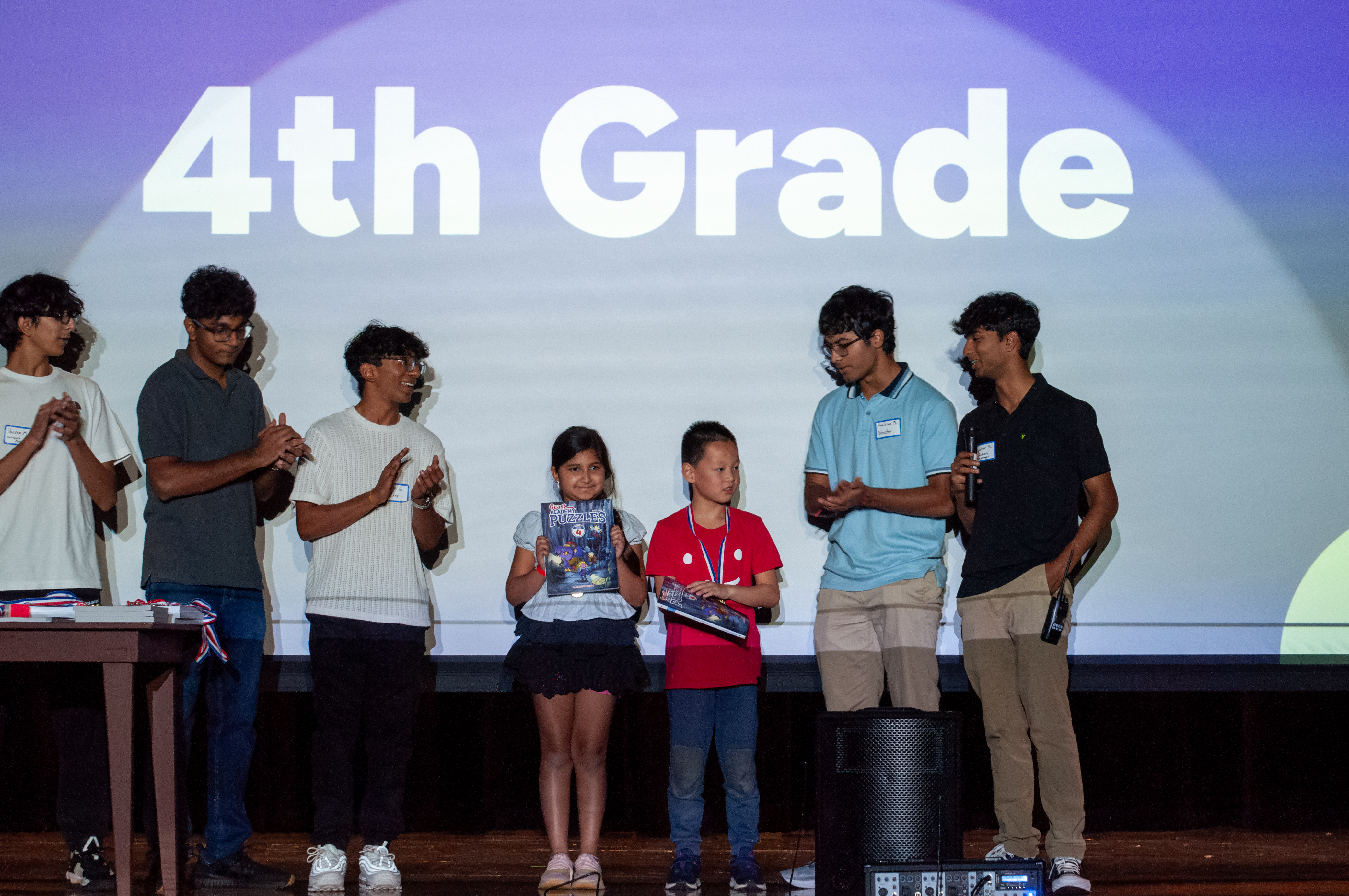 Volunteers celebrating