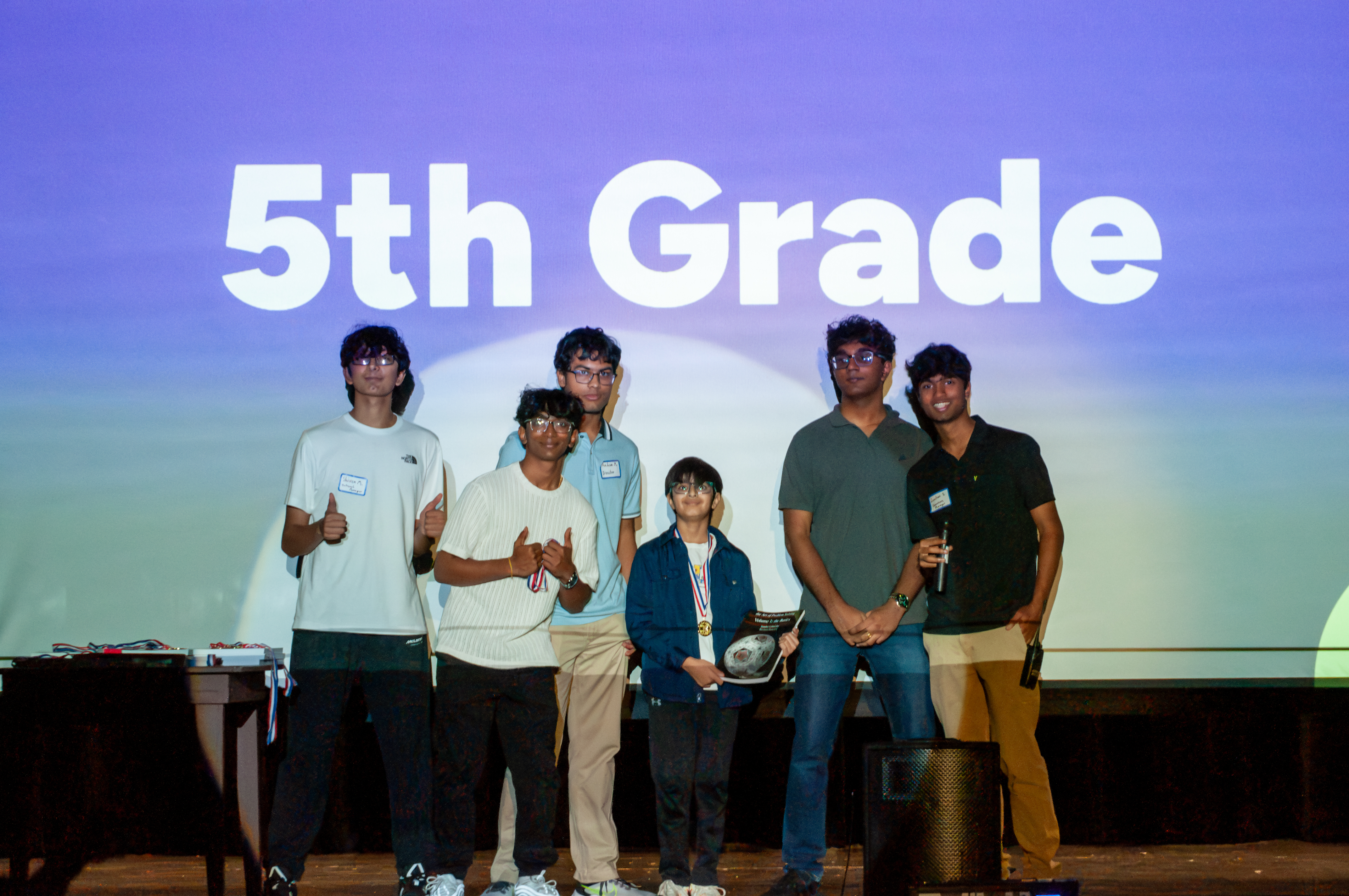 Students taking photos together