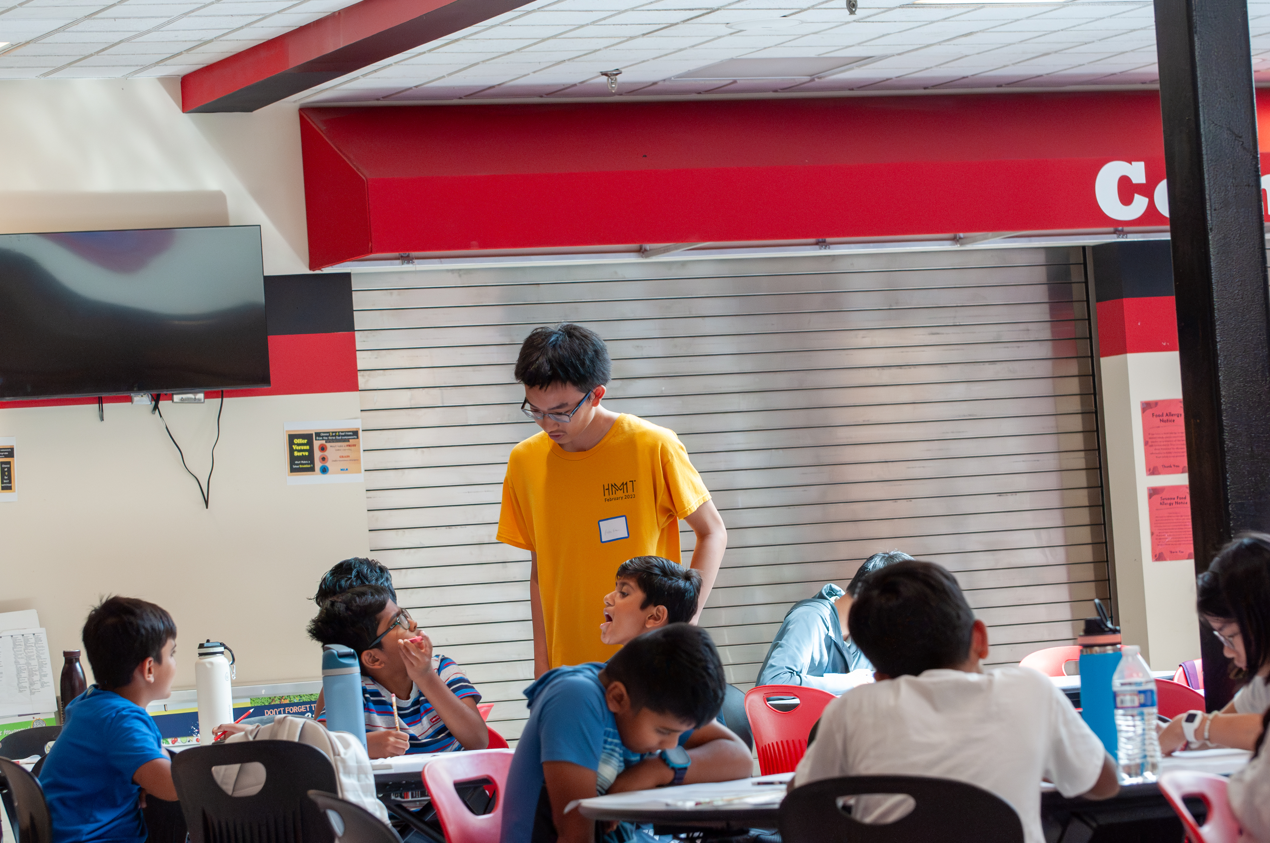 Contender thinking through a problem